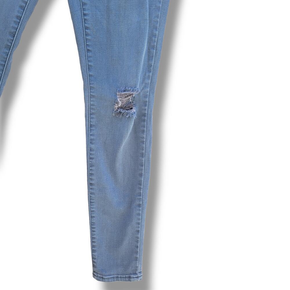 PacSun Los Angeles Women’s Distressed Super Stretch Skinny Jeggings – Size 25 - Picture 4 of 9